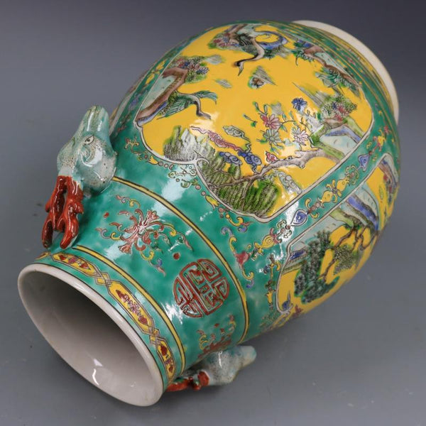 Qing Dynasty Kangxi Vase-ToShay.org