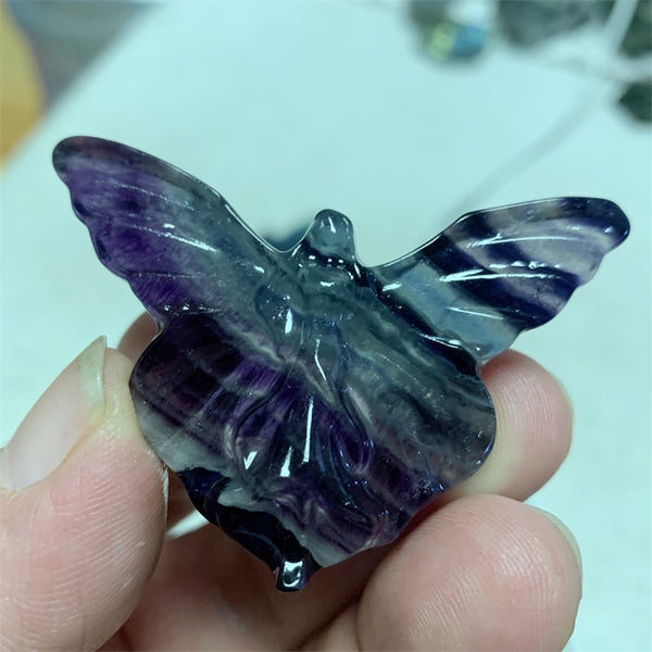 Purple Fluorite Butterfly Fairy-ToShay.org