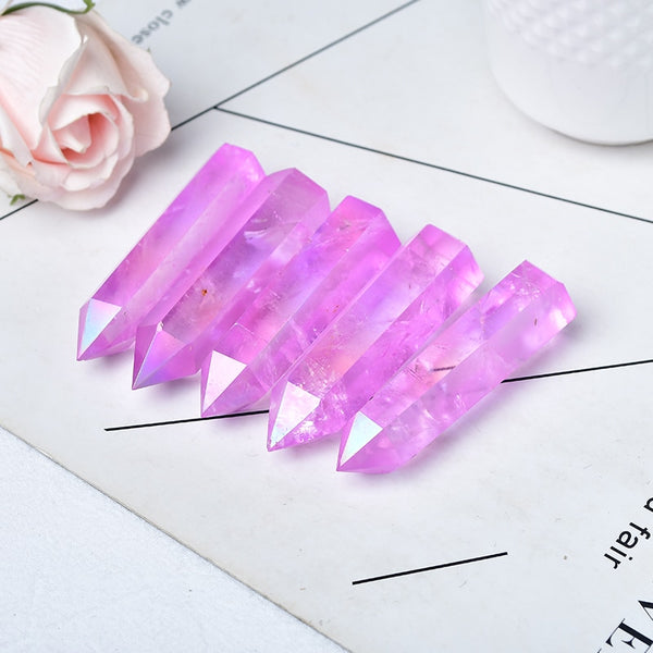 Purple Aura Crystal Point-ToShay.org