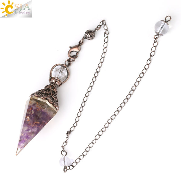 Mixed Crystal Dowsing Pendulum-ToShay.org