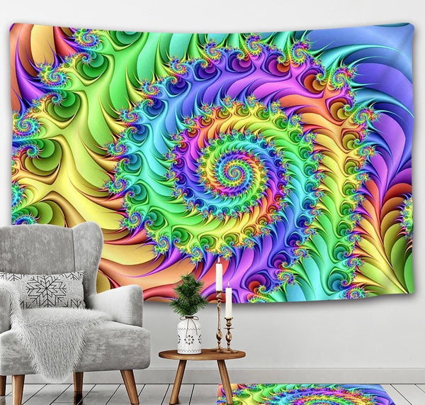 Mandala Swirl Art Tapestry-ToShay.org