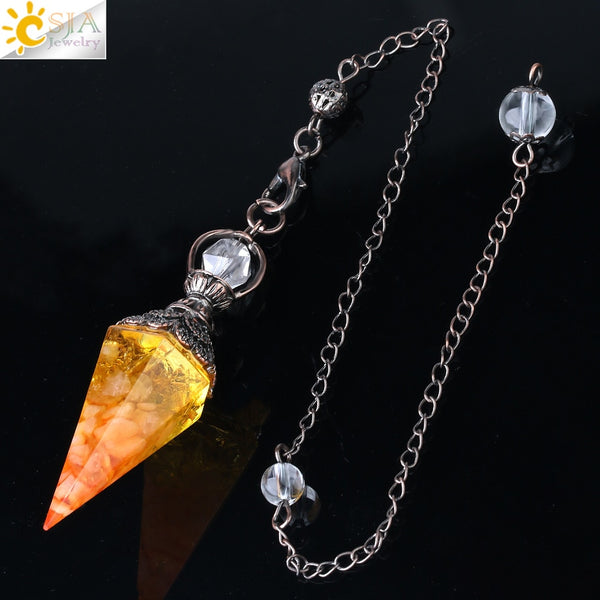 Mixed Crystal Dowsing Pendulum-ToShay.org