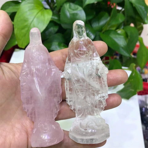 Mixed Crystal Madonna Statue-ToShay.org