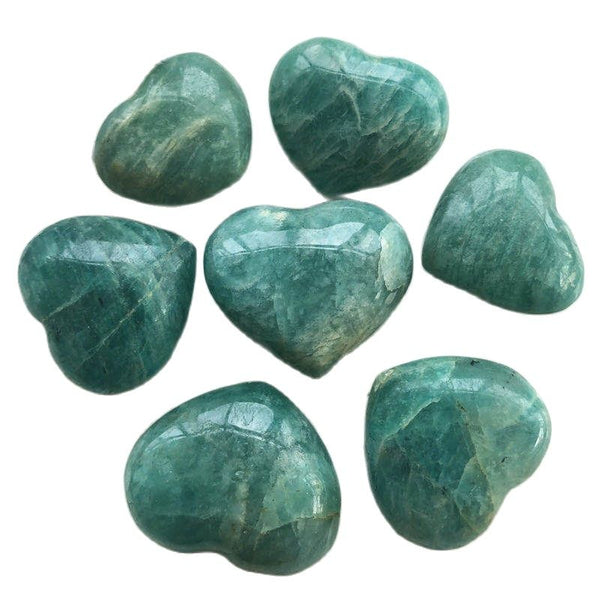 Blue Amazonite Stone Heart-ToShay.org