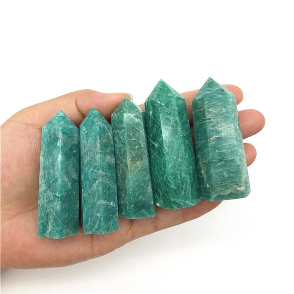 Blue Amazonite Crystal Point-ToShay.org