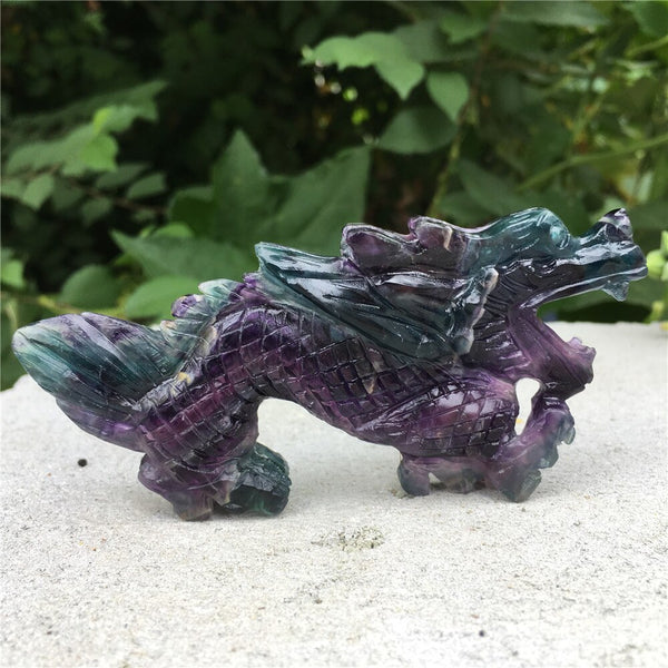 Purple Fluorite Dragon-ToShay.org