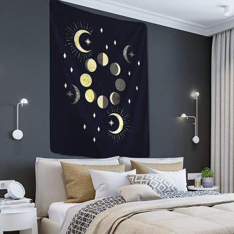 Moon Phase Tapestry-ToShay.org