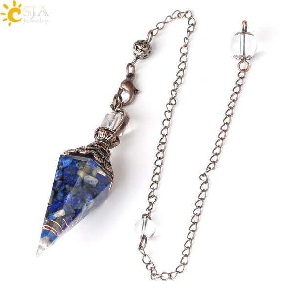 Mixed Crystal Dowsing Pendulum-ToShay.org