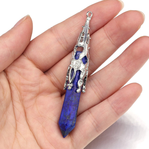 Mixed Crystal Pillar Pendulums-ToShay.org