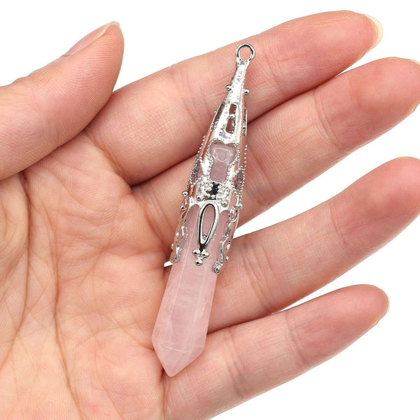 Mixed Crystal Pillar Pendulums-ToShay.org