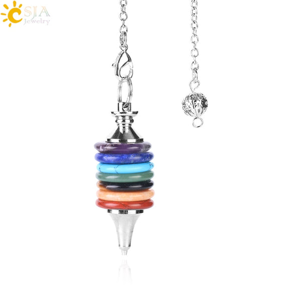 Chakra Rainbow Dowsing Pendulum-ToShay.org