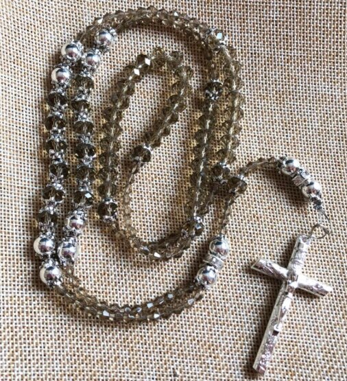 Crystal Rhinestone Rosary-ToShay.org