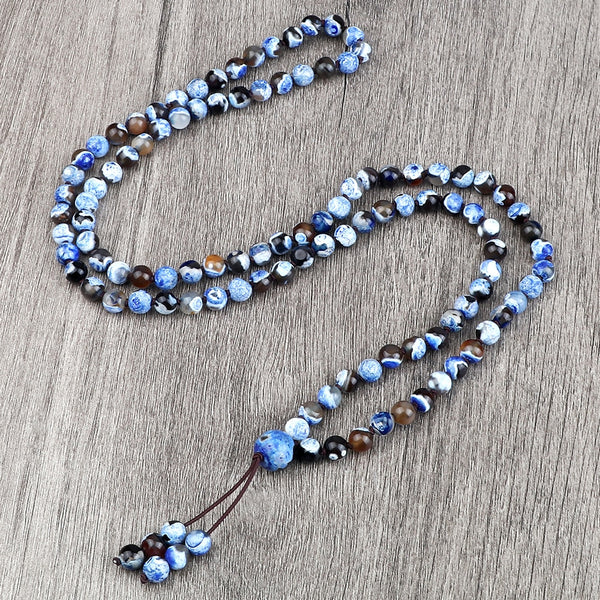 Blue Fire Stone Bead Bracelets-ToShay.org