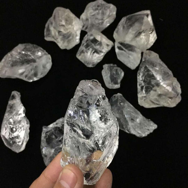 Clear Crystal Rough Raw Stone-ToShay.org