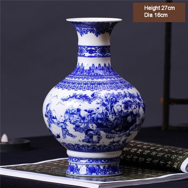 Jingdezhen Ceramic Hollow Vase-ToShay.org