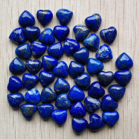 Blue Lapis Lazuli Hearts-ToShay.org