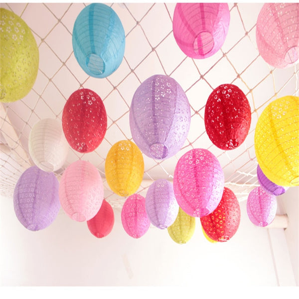 Lace Paper Lanterns-ToShay.org