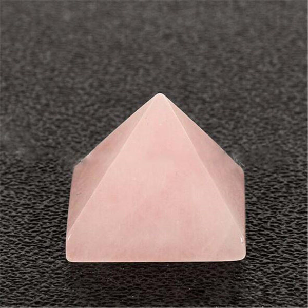 Pink Rose Quartz Pyramids-ToShay.org
