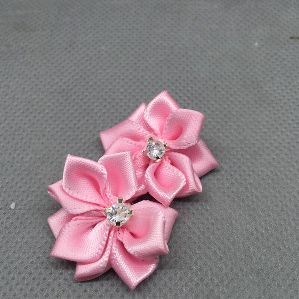 Satin Ribbon Flower-ToShay.org