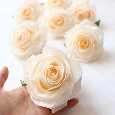 Rose Silk Flower Heads-ToShay.org