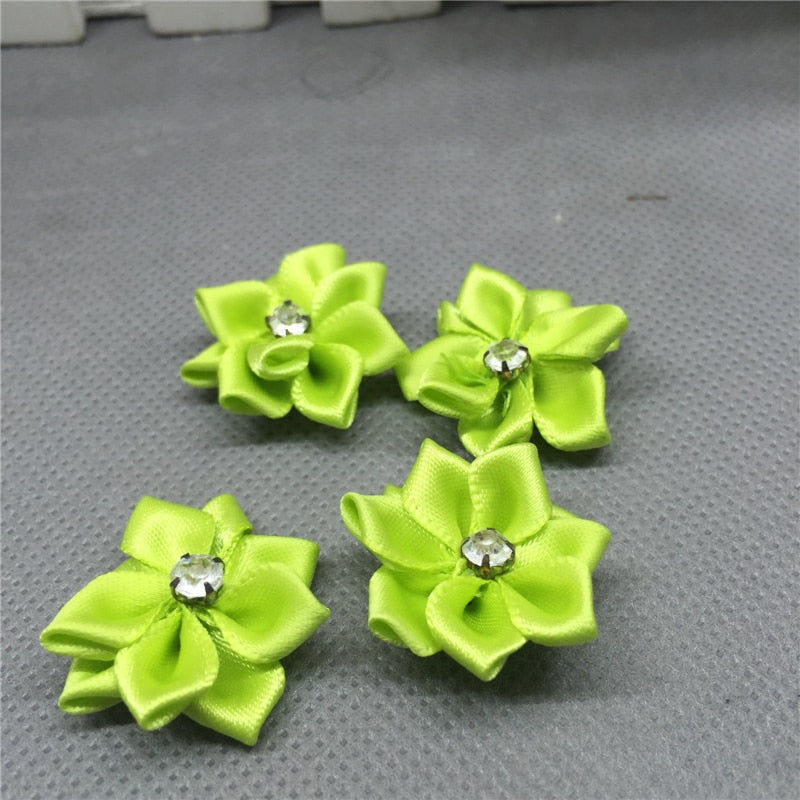 Satin Ribbon Flower-ToShay.org
