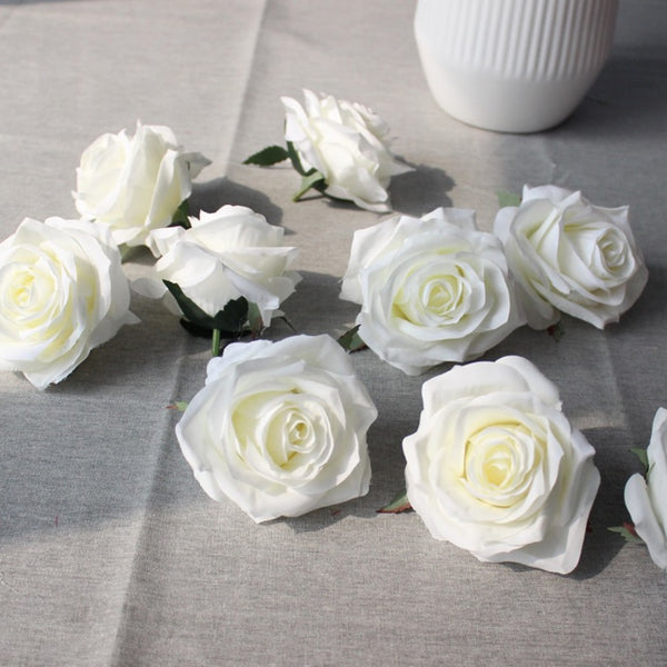 Rose Silk Flower Heads-ToShay.org