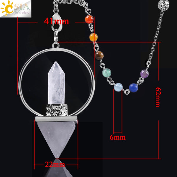 Chakra Bead Dowsing Pendulums-ToShay.org