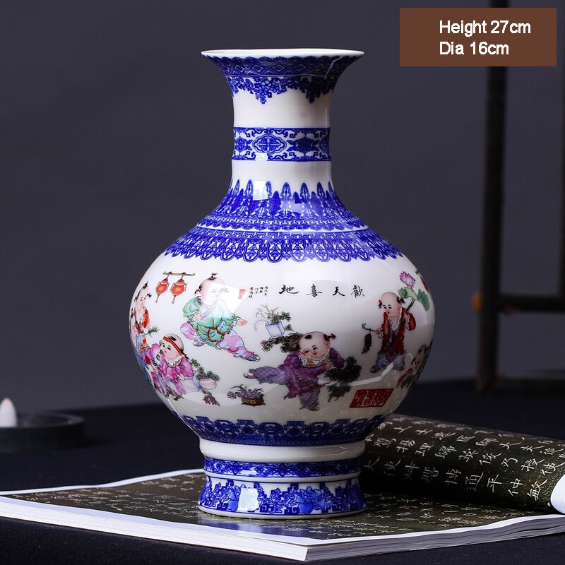 Jingdezhen Ceramic Hollow Vase-ToShay.org