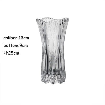 Clear Glass Vase-ToShay.org