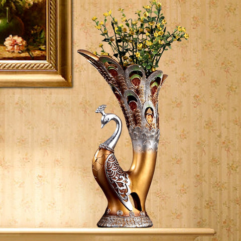 Peacock Vase-ToShay.org