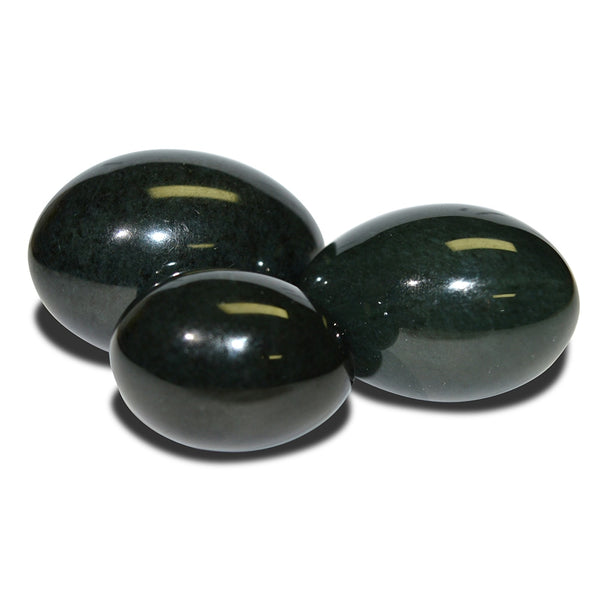 Green Nephrite Jade Eggs-ToShay.org