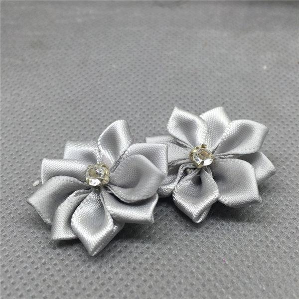 Satin Ribbon Flower-ToShay.org