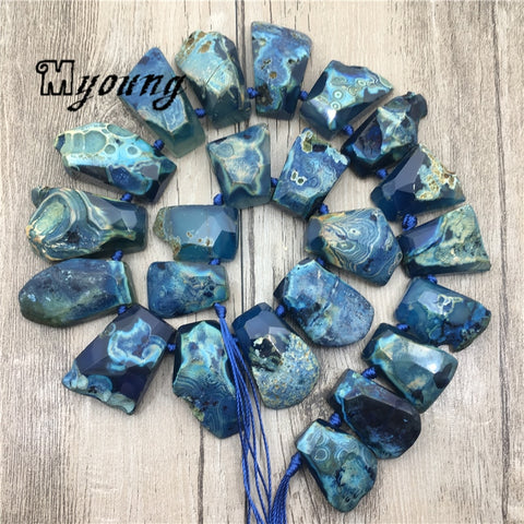 Blue Agate Beads-ToShay.org