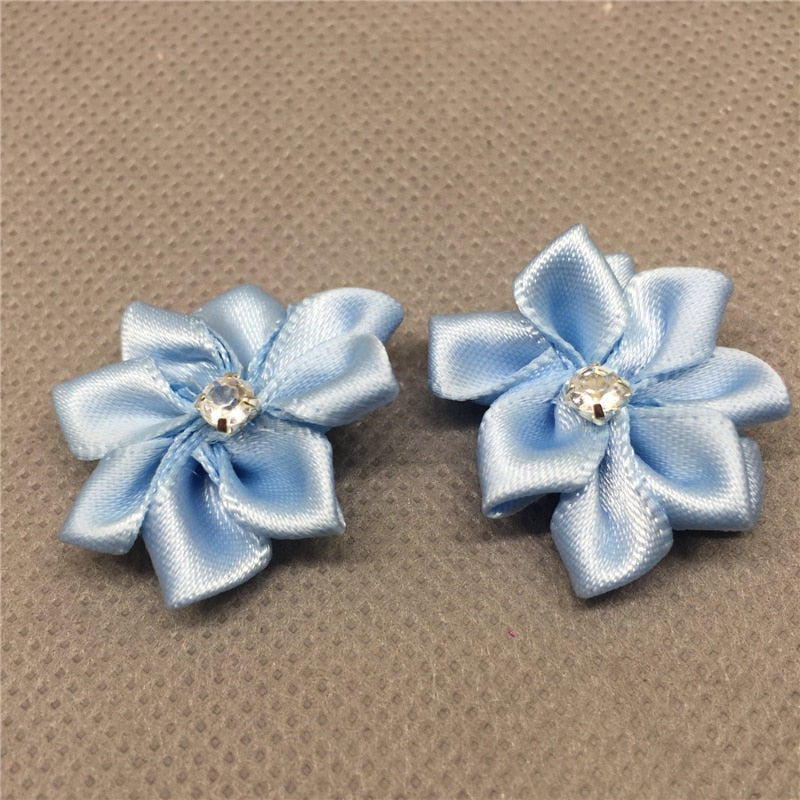 Satin Ribbon Flower-ToShay.org