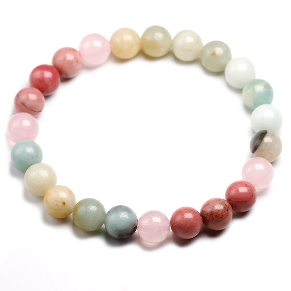 Pink Rhodochrosite Prayer Beads-ToShay.org