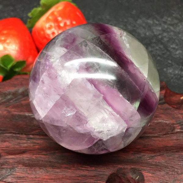 Purple Fluorite Quartz Ball-ToShay.org