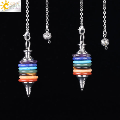 Chakra Rainbow Dowsing Pendulum-ToShay.org