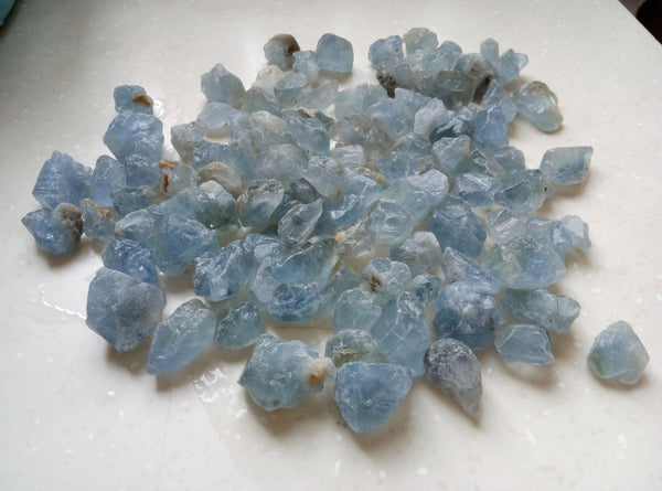Blue Celestite Raw Crystal-ToShay.org
