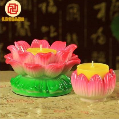 Lotus Flower Candle Lamp-ToShay.org