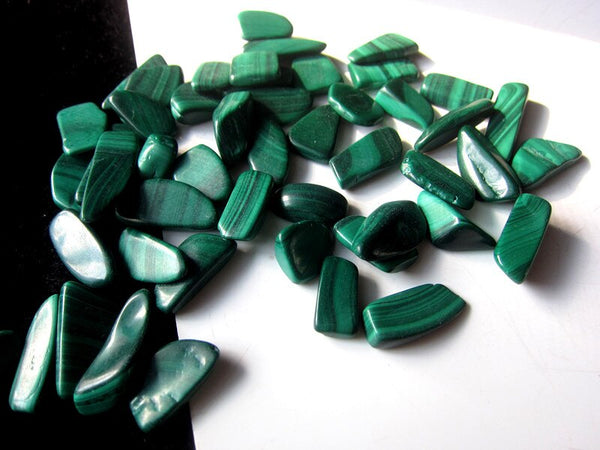 Green Malachite Tumbled Stones-ToShay.org