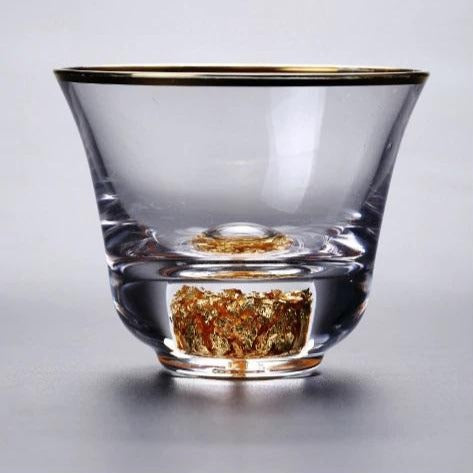 Glass Gold Cups-ToShay.org
