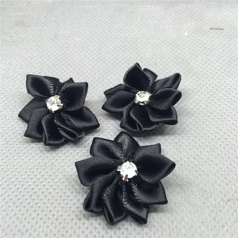 Satin Ribbon Flower-ToShay.org