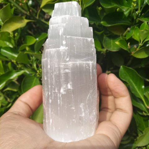 White Selenite Gypsum Towers-ToShay.org