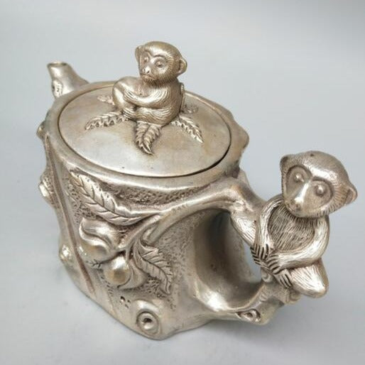 Copper Monkey Teapot-ToShay.org