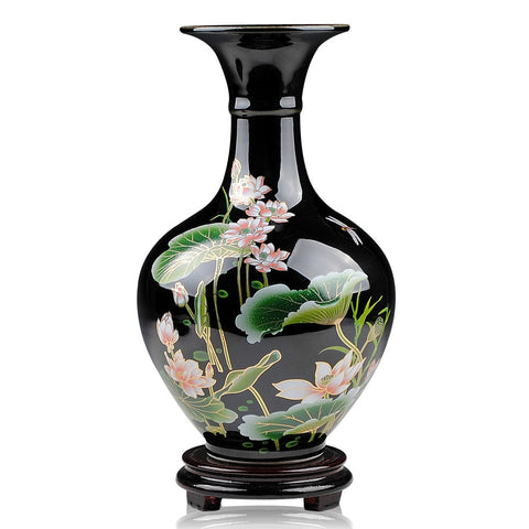 Jingdezhen Lotus Vase-ToShay.org