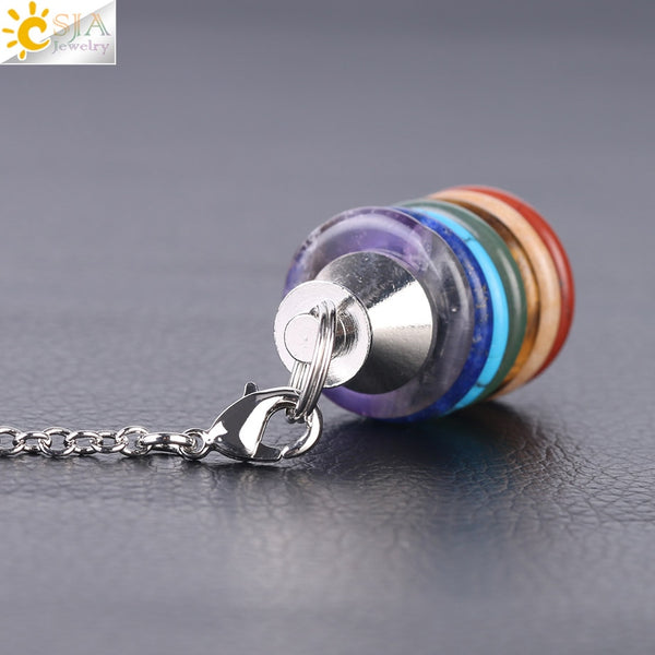 Chakra Rainbow Dowsing Pendulum-ToShay.org