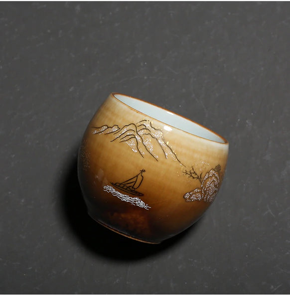 Glazed Ceramic Teacup-ToShay.org