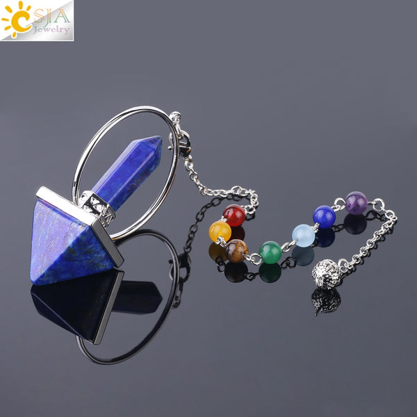 Chakra Bead Dowsing Pendulums-ToShay.org