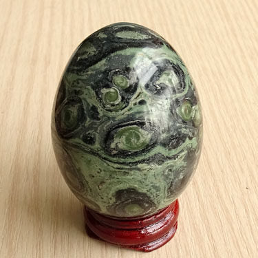 Green Peacock Eye Stone Egg-ToShay.org
