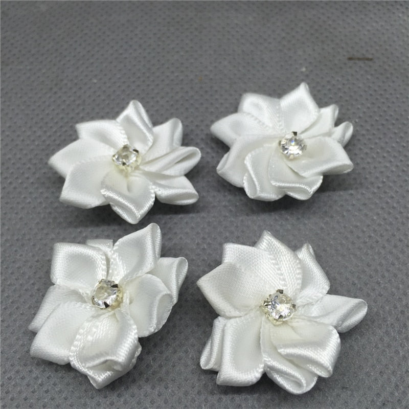 Satin Ribbon Flower-ToShay.org